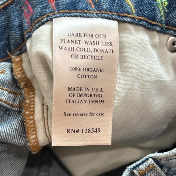 HI RISE ROCKER LIVE FREE BOLT JEAN SHORTS - VINTAGE - Picture 12 of 17